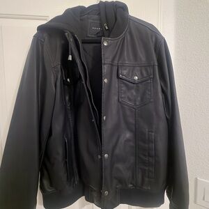 Sean John Black Bomber Jacket